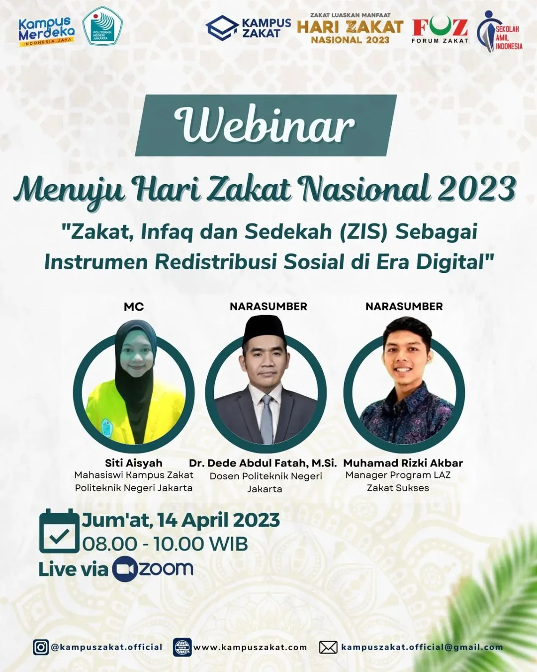 𝗭𝗮𝗸𝗮𝘁, 𝗜𝗻𝗳𝗮𝗾, 𝗱𝗮𝗻 𝗦𝗲𝗱𝗲𝗸𝗮𝗵 (𝗭𝗜𝗦) 𝗦𝗲𝗯𝗮𝗴𝗮𝗶 𝗜𝗻𝘀𝘁𝗿𝘂𝗺𝗲𝗻 𝗥𝗲𝗱𝗶𝘀𝘁𝗿𝗶𝗯𝘂𝘀𝗶 𝗦𝗼𝘀𝗶𝗮𝗹 𝗱𝗶 𝗘𝗿𝗮 𝗗𝗶𝗴𝗶𝘁𝗮𝗹