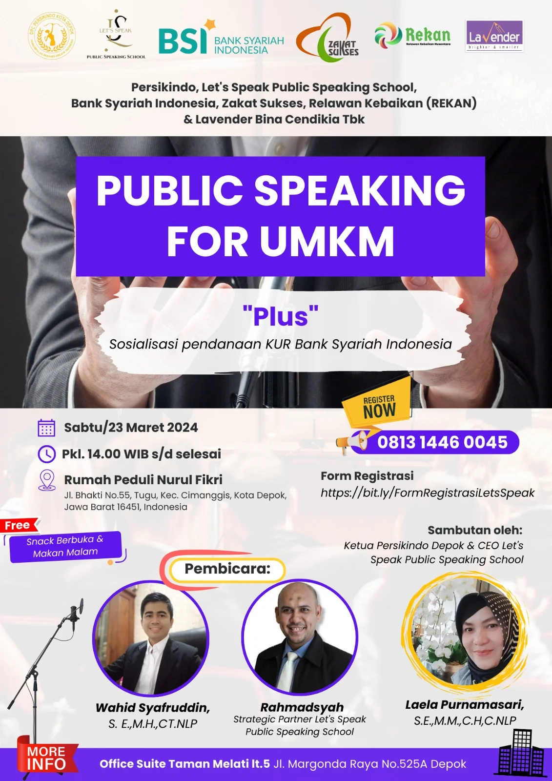 Public Speaking for UMKM Invitation Seminar